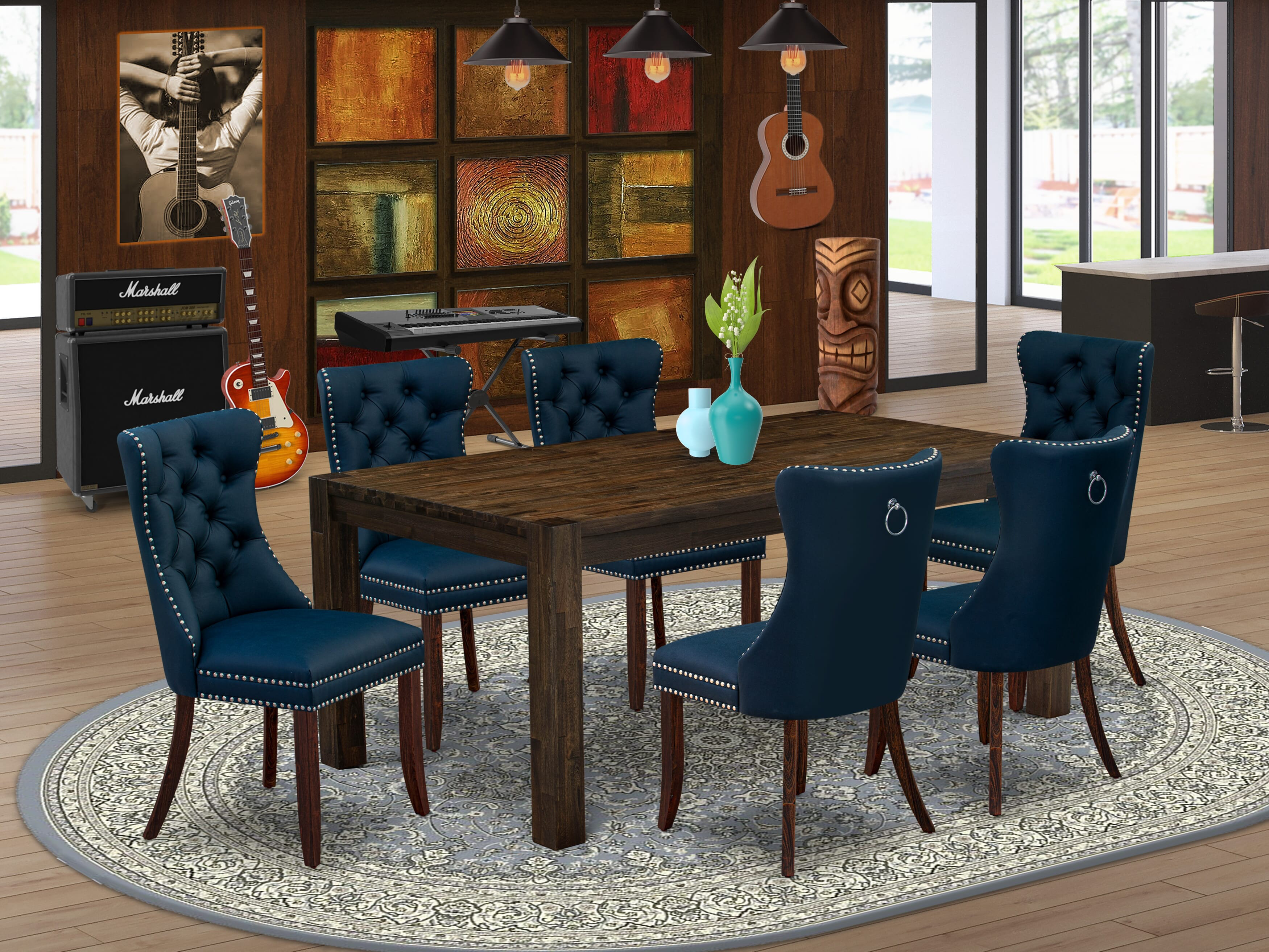 Dining room table and chairs under 200 sale